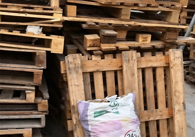 Wood Shavings Machine for Wooden Pallet Processing