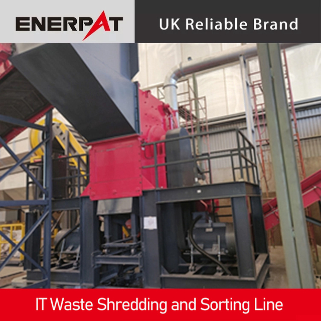 IT Waste Shredding and Sorting Line