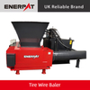 Hopper Style Tire Wire Baler