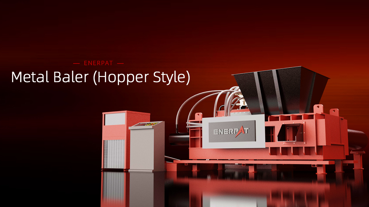 Hopper Style Automatic Metal Baler