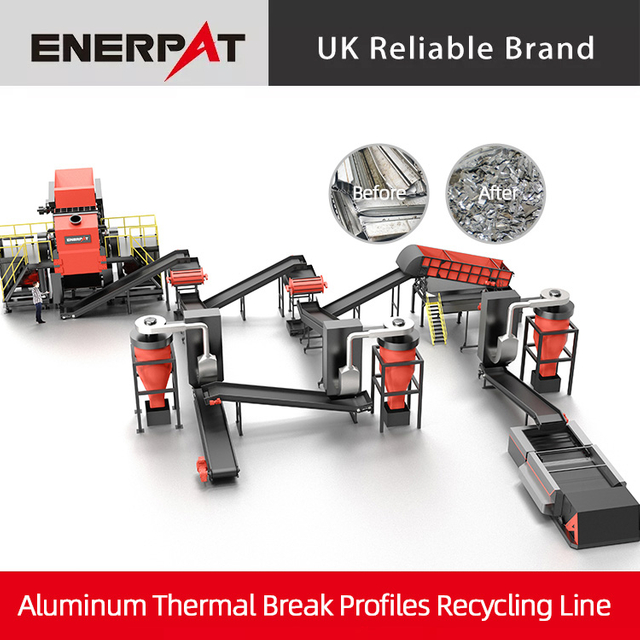 Aluminum Thermal Break Profiles Recycling Line