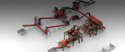 Car Recycling and Sorting Line