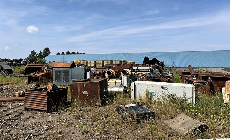 Customer's Auto Recycling Operation