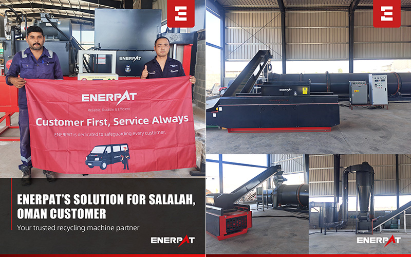 Oman: ENERPAT EWS30 + HBA-B90 Wood Shaving Production Line Installed