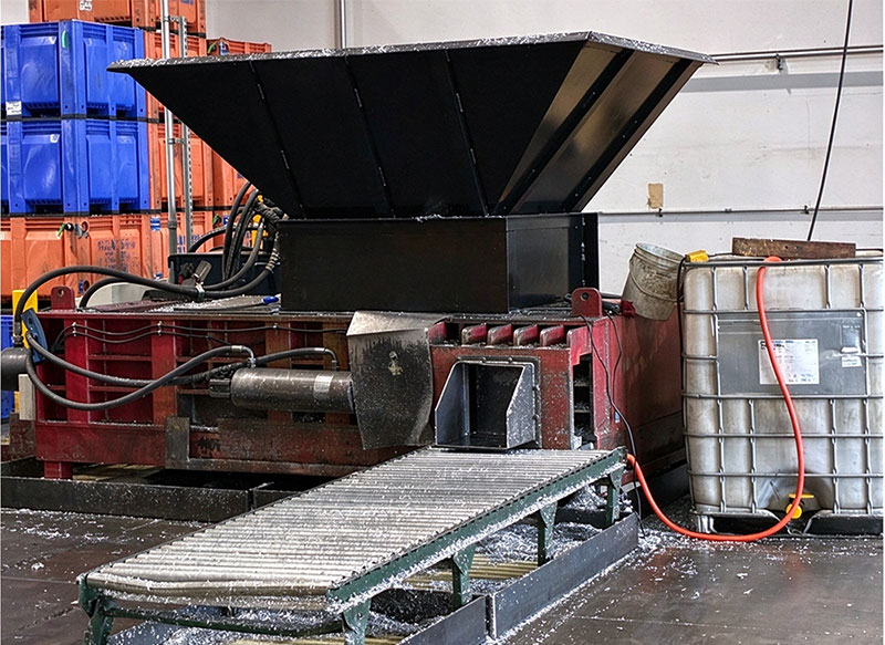 Hopper Metal Baler & Aluminum Recycling Line | Maintenance & Upgrade