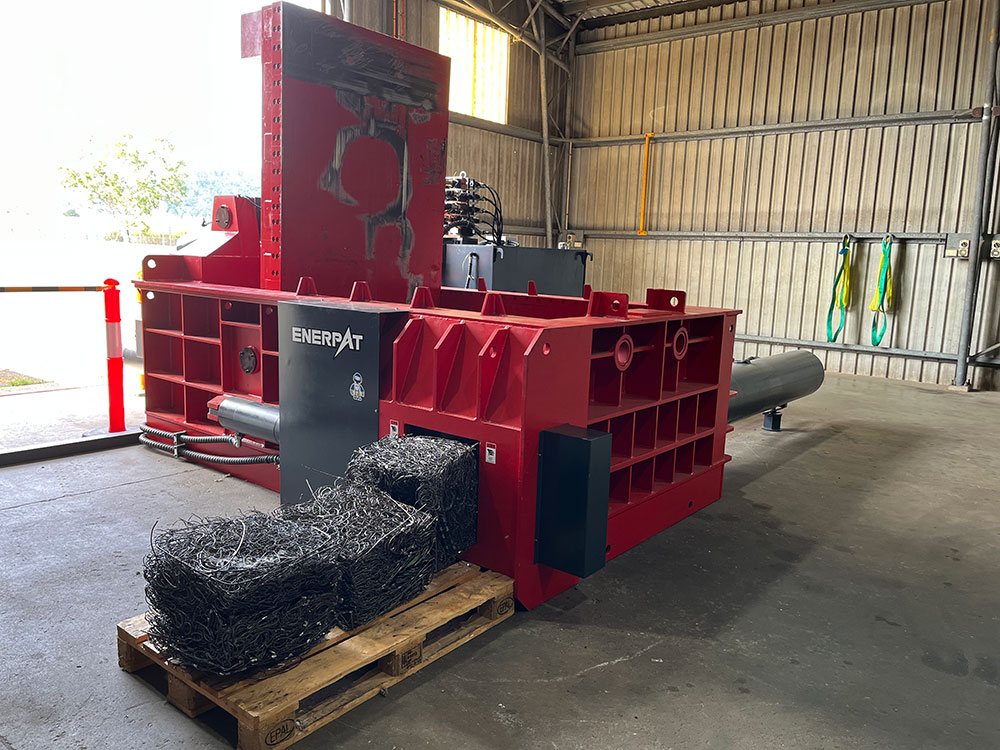 automatic scrap bundling machine