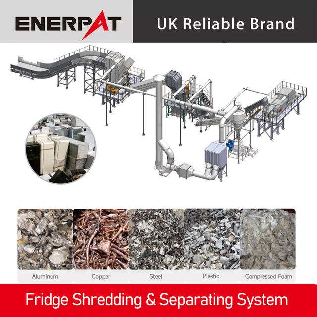 Fridge Shredding & Separating System