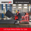 ENERPAT AMB-L1480-160 Scrap Metal Hydraulic Baling Press with Tipper