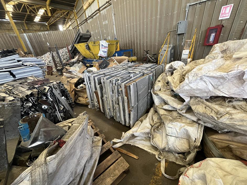  Copper and aluminum radiator recycling