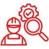 On-site material testing by arrangement