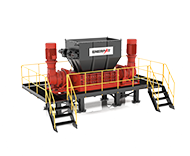 tire two shaft sharedder