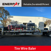 Hopper Style Tire Wire Baler