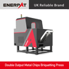 Double Output Metal Chips Briquetting Press