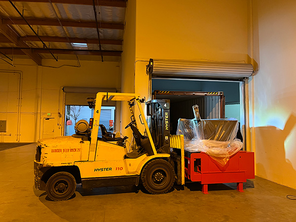 Riding the Waves! ENERPAT Recycling Equipment Successfully Arrives at U.S. Warehouse