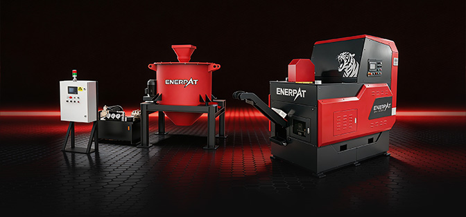 Metal Chip Wringer + Aluminum Briquette Machine