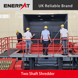 ENERPAT MSB-E1500 Dual Axis Shredder for Metal Scrap