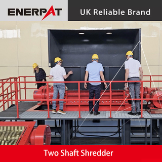 ENERPAT MSB-E1500 Dual Axis Shredder for Metal Scrap