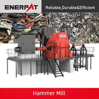 ENERPAT 560Kw Hammer Mill Scrap Car Shredder