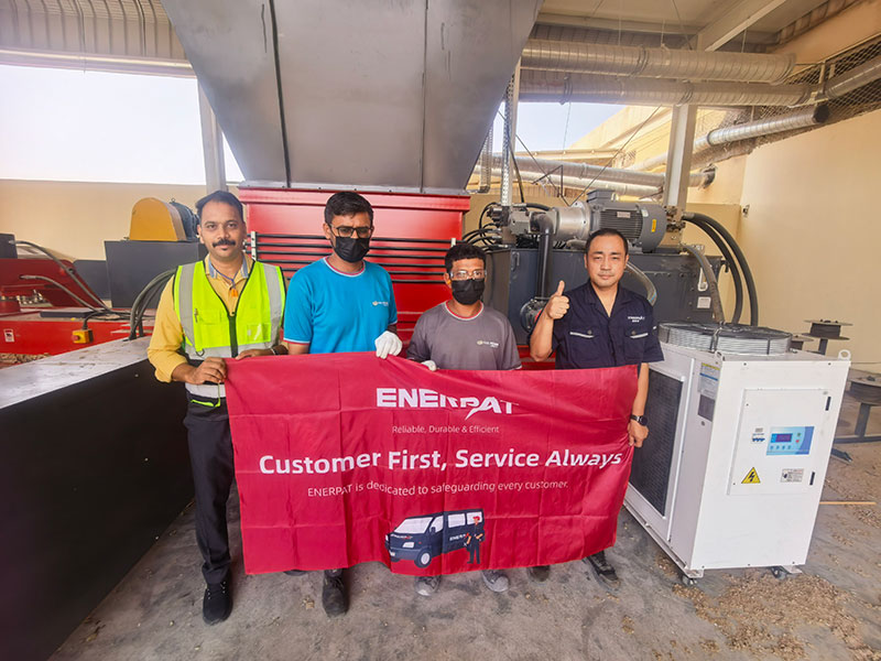 auto tie cardboard baler with dust collection system