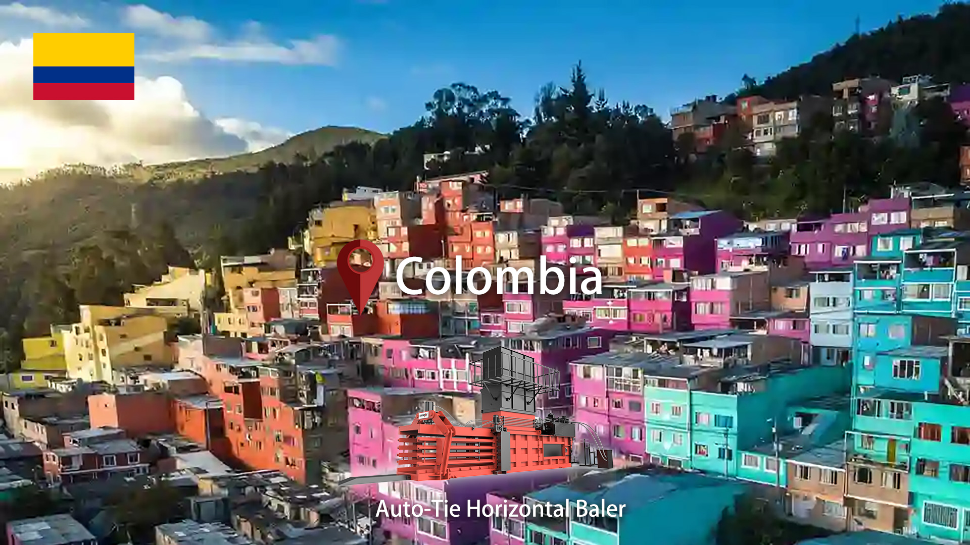 Colombia: ENERPAT Full Auto Horizontal Cardboard Bundler Installed