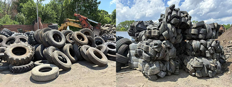 Baltimore, USA | Tire Wire Baler Solution | On-Site Technical Consultation | ENERPAT