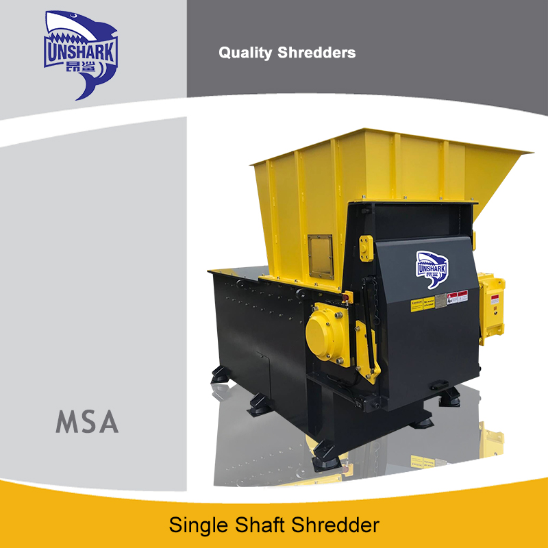 What are the single shaft shredder series
